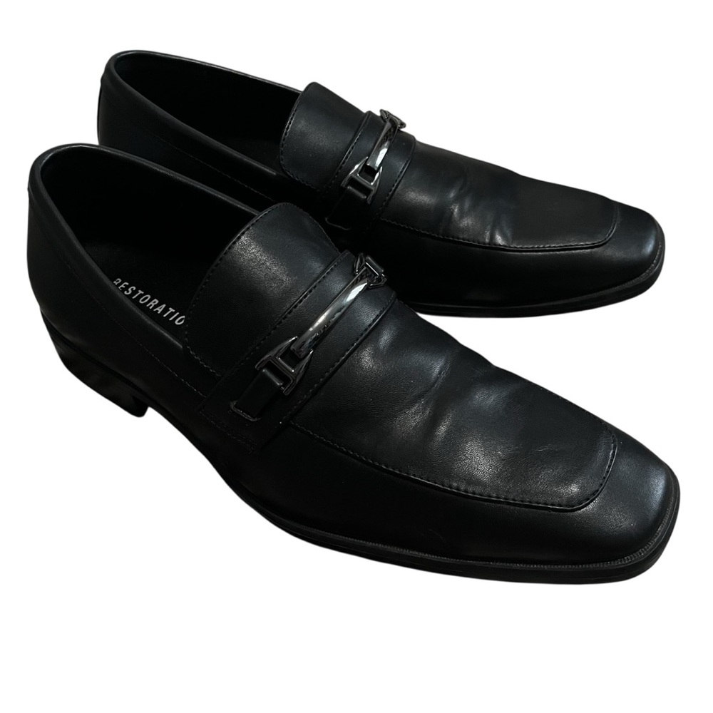 Restoration men’s size 11 1/2 black bit loafers